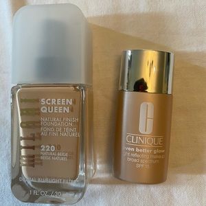 NEW Skin Duo: Clinique Even Better Glow SPF 15 + Milani Screen Queen Foundation